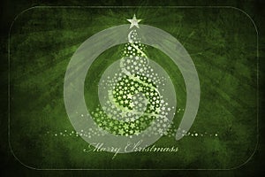 Christmas grunge greetings card photo