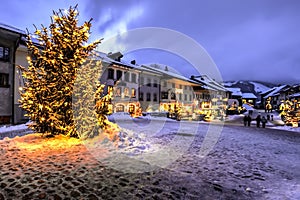 Christmas in Gruyere, Switzerland
