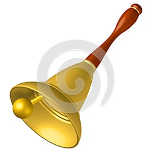 Christmas handbell vector