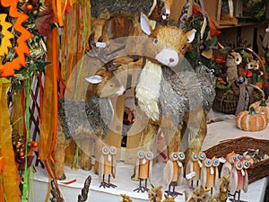 Christmas Handicrafts on market in Weimar