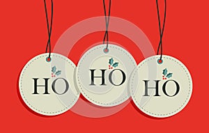 Christmas hang tags sale set