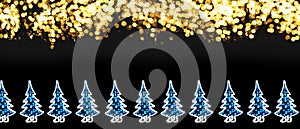 Christmas and Happy new year banner