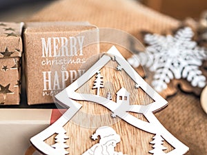 Christmas and happy new year home decor
