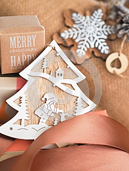 Christmas and happy new year home decor