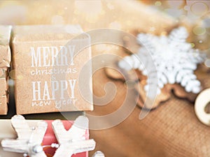 Christmas and happy new year home decor