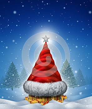 Christmas Hat Tree