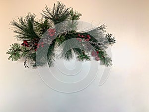 Christmas holiday decoration background for greetings