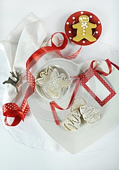 Christmas holiday gingerbread cookies