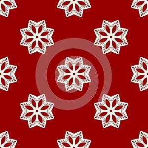 Christmas Holiday Patchwork Decorative Seamless Pattern vector Illustration