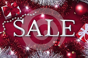 Christmas Holiday Sale Background