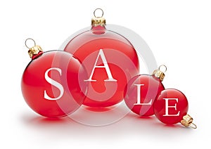 Christmas Holiday Sale Ornament Sign