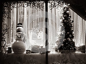 Christmas Holiday Window display at Tower City in Public Square downtown Cleveland