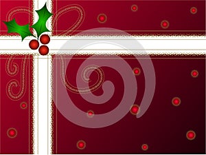 Christmas holly gift pack