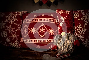 Christmas home decor, still life and decorations