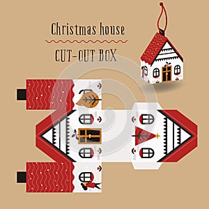 Christmas house box