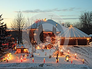 Christmas house in Minnesota