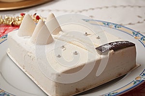 Christmas ice cream cake