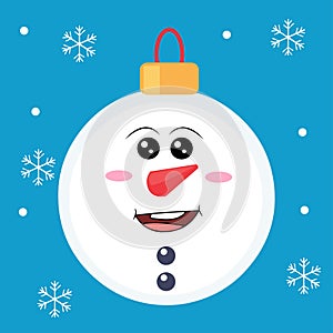 christmas icon objek ball vector object