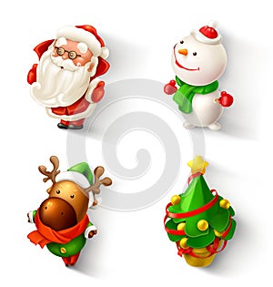 Christmas icon set