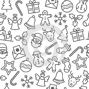 Christmas Icons Pattern