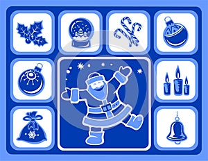 Christmas icons set