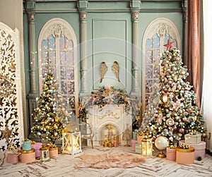 Christmas interior 