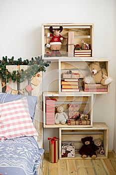 Christmas interior country style