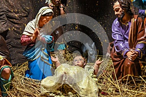 Christmas Jesus birth scene