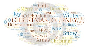 Christmas Journey word cloud