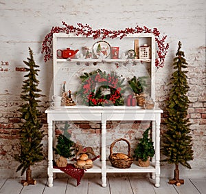 Christmas Kitchen cabinet