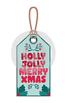 christmas label design