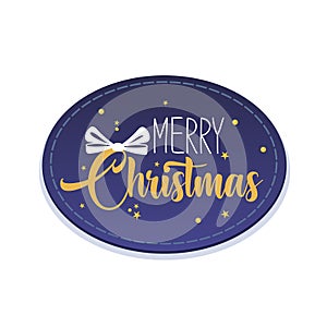 Christmas label design