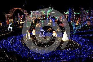 Christmas land of lights photo