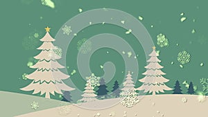 Christmas Landscape 1 Loopable Background