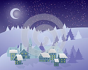 Christmas landscape