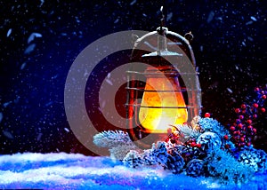 Christmas Lantern photo