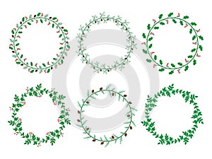 Christmas Laurel Wreaths