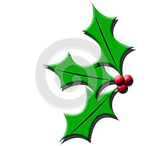 Christmas leaf