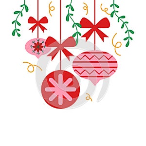 Christmas Leaf Border Decoration