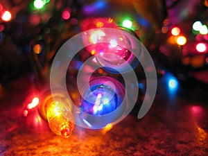 Christmas Lightbulbs photo