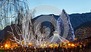 Christmas Lighting in Leavenworth photo