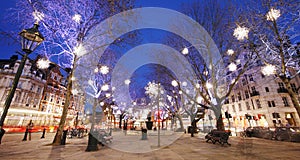 Christmas Lights Display in London photo