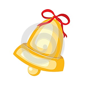 Christmas little gold bell