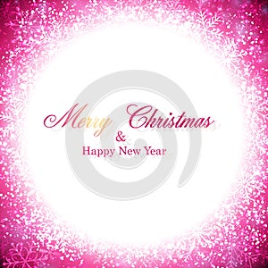 Christmas magenta abstract background.