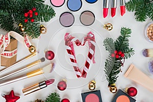 Christmas make up cosmetics