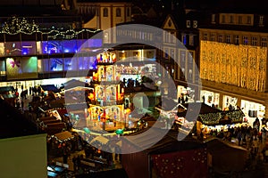 Christmas market in Fulda, Germany photo