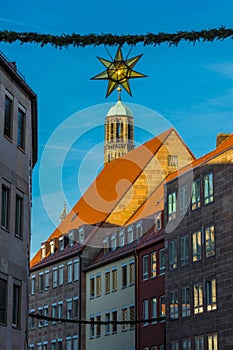 Christmas Market -hanging decorations- Nuremberg-Germany