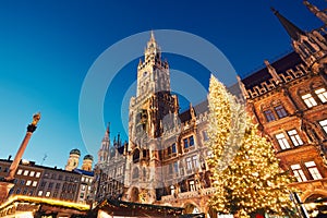 Christmas market in Munich photo