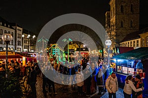 Christmas market in Osnabrueck, Germany