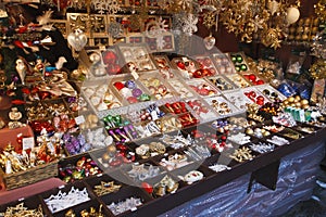 Christmas market stall